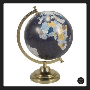 Globe with gold stand